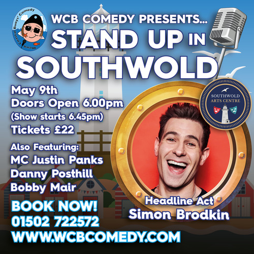 WCB Stand up in Southwold with Headliner Simon Brodkin
