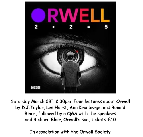 Orwell Weekend - four talks about Orwell